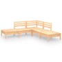 5-teiliges Gartenmöbel-Set aus massivem Kiefernholz von vidaXL, Gartensets - Ref: Foro24-3082637, Preis: 228,47 €, Rabatt: %