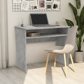 Concrete gray plywood desk 90x50x74 cm by vidaXL, Desks - Ref: Foro24-801174, Price: 50,70 €, Discount: %