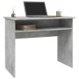 Escritorio de madera contrachapada gris hormigón 90x50x74 cm de vidaXL, Escritorios - Ref: Foro24-801174, Precio: 52,02 €, De...