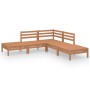 Garden furniture set 5 pieces solid honey brown pine wood by vidaXL, Garden sets - Ref: Foro24-3082640, Price: 245,03 €, Disc...