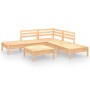 Garden furniture set 6 pieces solid pine wood by vidaXL, Garden sets - Ref: Foro24-3082642, Price: 273,22 €, Discount: %