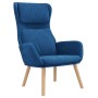 Blue velvet relaxation armchair by vidaXL, Armchairs - Ref: Foro24-341361, Price: 114,76 €, Discount: %