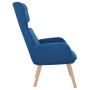 Sillón de relax de terciopelo azul de vidaXL, Sillones - Ref: Foro24-341361, Precio: 114,76 €, Descuento: %