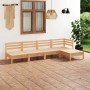 Gartenmöbel-Set 5-teilig aus massivem Kiefernholz von vidaXL, Gartensets - Ref: Foro24-3082657, Preis: 224,12 €, Rabatt: %