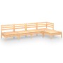 Garden furniture set 5 pieces solid pine wood by vidaXL, Garden sets - Ref: Foro24-3082657, Price: 224,12 €, Discount: %