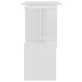 Glossy white plywood corner desk 200x50x76 cm by vidaXL, Desks - Ref: Foro24-801104, Price: 128,99 €, Discount: %