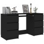 Escritorio de madera contrachapada negro 140x50x77 cm de vidaXL, Escritorios - Ref: Foro24-800811, Precio: 177,62 €, Descuent...