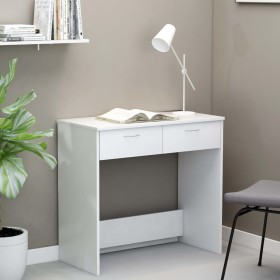 White plywood desk 80x40x75 cm by vidaXL, Desks - Ref: Foro24-801355, Price: 60,80 €, Discount: %