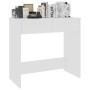 Weißer Sperrholz-Schreibtisch 80x40x75 cm von vidaXL, Schreibtische - Ref: Foro24-801355, Preis: 62,33 €, Rabatt: %