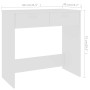 Weißer Sperrholz-Schreibtisch 80x40x75 cm von vidaXL, Schreibtische - Ref: Foro24-801355, Preis: 62,33 €, Rabatt: %