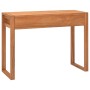 Desk with 2 teak wood drawers 100x40x75 cm by vidaXL, Desks - Ref: Foro24-325270, Price: 191,00 €, Discount: %