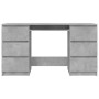 Escritorio de madera contrachapada gris 140x50x77 cm de vidaXL, Escritorios - Ref: Foro24-800814, Precio: 161,80 €, Descuento: %