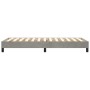 Light gray velvet bed frame 80x200 cm by vidaXL, Beds and slatted bases - Ref: Foro24-3120736, Price: 82,36 €, Discount: %