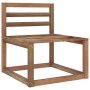 Set muebles de jardín 6 pzs cojines madera impregnada antracita de vidaXL, Conjuntos de jardín - Ref: Foro24-3067416, Precio:...