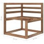 Set muebles de jardín 6 pzs cojines madera impregnada antracita de vidaXL, Conjuntos de jardín - Ref: Foro24-3067416, Precio:...