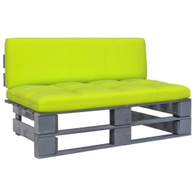 Gray impregnated pine wood pallet garden ottoman by vidaXL, Modular outdoor sofas - Ref: Foro24-3066491, Price: 103,99 €, Dis...