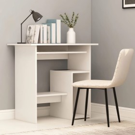 White plywood desk 80x45x74 cm by vidaXL, Desks - Ref: Foro24-801364, Price: 68,34 €, Discount: %