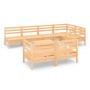 Gartenmöbel-Set 8-teilig aus massivem Kiefernholz von vidaXL, Gartensets - Ref: Foro24-3082919, Preis: 371,82 €, Rabatt: %