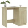 Sonoma oak plywood desk 100x50x76 cm by vidaXL, Desks - Ref: Foro24-801083, Price: 84,22 €, Discount: %