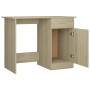 Sonoma oak plywood desk 100x50x76 cm by vidaXL, Desks - Ref: Foro24-801083, Price: 84,22 €, Discount: %