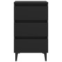 Mesitas noche con patas metal 2 uds negro 40x35x69 cm de vidaXL, Mesitas de noche - Ref: Foro24-805908, Precio: 111,27 €, Des...