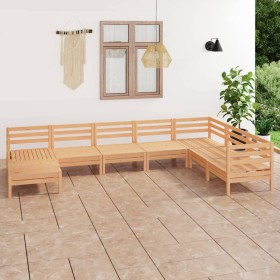 Juego de muebles de jardín 8 piezas madera maciza de pino de vidaXL, Conjuntos de jardín - Ref: Foro24-3082984, Precio: 371,9...