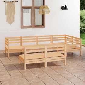 Garden furniture set 7 pieces solid pine wood by vidaXL, Garden sets - Ref: Foro24-3082747, Price: 331,99 €, Discount: %