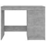 Escritorio de madera contrachapada gris hormigón 100x50x76 cm de vidaXL, Escritorios - Ref: Foro24-801800, Precio: 79,86 €, D...