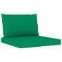 Set de muebles de jardín 8 piezas con cojines verdes de vidaXL, Conjuntos de jardín - Ref: Foro24-3067505, Precio: 423,99 €, ...