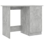 Betongrauer Sperrholzschreibtisch 100x50x76 cm von vidaXL, Schreibtische - Ref: Foro24-801084, Preis: 79,82 €, Rabatt: %