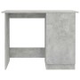 Escritorio de madera contrachapada gris hormigón 100x50x76 cm de vidaXL, Escritorios - Ref: Foro24-801084, Precio: 79,82 €, D...