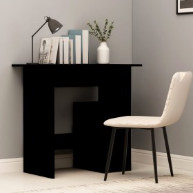 Escritorio de madera contrachapada negro 80x45x74 cm de vidaXL, Escritorios - Ref: Foro24-801365, Precio: 65,84 €, Descuento: %