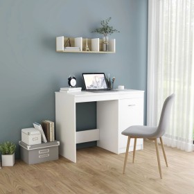 White plywood desk 100x50x76 cm by vidaXL, Desks - Ref: Foro24-801796, Price: 95,53 €, Discount: %