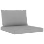 6-piece garden furniture set with gray cushions by vidaXL, Garden sets - Ref: Foro24-3067393, Price: 358,99 €, Discount: %