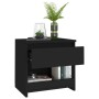 Mesitas de noche 2 uds madera contrachapada negro 40x30x39 cm de vidaXL, Mesitas de noche - Ref: Foro24-803446, Precio: 59,44...