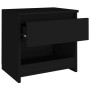 Mesitas de noche 2 uds madera contrachapada negro 40x30x39 cm de vidaXL, Mesitas de noche - Ref: Foro24-803446, Precio: 59,44...