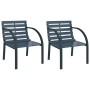 Garden chairs 2 units gray wood by vidaXL, Garden chairs - Ref: Foro24-47938, Price: 113,32 €, Discount: %