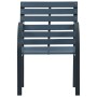 Garden chairs 2 units gray wood by vidaXL, Garden chairs - Ref: Foro24-47938, Price: 113,32 €, Discount: %