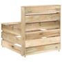 Gartenmöbel-Set 9-teilig grün imprägniertes Kiefernholz von vidaXL, Gartensets - Ref: Foro24-3068089, Preis: 642,96 €, Rabatt: %