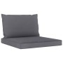 Muebles de jardín 8 piezas con cojines gris antracita de vidaXL, Conjuntos de jardín - Ref: Foro24-3067524, Precio: 496,41 €,...