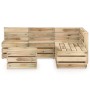 Gartenmöbel-Set 6-teilig grün imprägniertes Kiefernholz von vidaXL, Gartensets - Ref: Foro24-3068075, Preis: 343,57 €, Rabatt: %