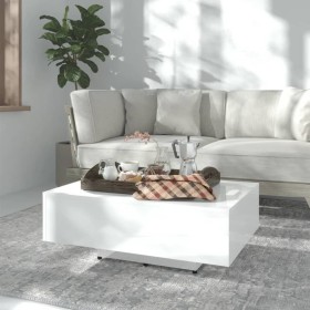 Couchtisch aus weiß glänzendem Sperrholz 85x55x31 cm von vidaXL, Couchtisch - Ref: Foro24-803386, Preis: 63,43 €, Rabatt: %