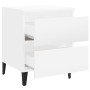 Glossy white plywood nightstand 40x35x50 cm by vidaXL, Nightstands - Ref: Foro24-805881, Price: 44,99 €, Discount: %