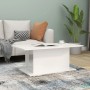 Engineered wood glossy white coffee table 102x55.5x40 cm by vidaXL, Coffee table - Ref: Foro24-810313, Price: 56,20 €, Discou...