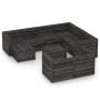 Gartenmöbel-Set 10-teilig, grau imprägniertes Kiefernholz von vidaXL, Gartensets - Ref: Foro24-3068090, Preis: 720,99 €, Raba...