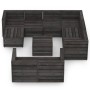 Gartenmöbel-Set 10-teilig, grau imprägniertes Kiefernholz von vidaXL, Gartensets - Ref: Foro24-3068090, Preis: 720,99 €, Raba...