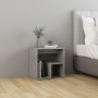 Mesita de noche madera contrachapada gris hormigón 40x30x40 cm de vidaXL, Mesitas de noche - Ref: Foro24-806336, Precio: 28,5...