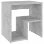 Concrete gray plywood bedside table 40x30x40 cm by vidaXL, Nightstands - Ref: Foro24-806336, Price: 28,52 €, Discount: %