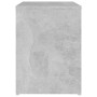 Concrete gray plywood bedside table 40x30x40 cm by vidaXL, Nightstands - Ref: Foro24-806336, Price: 28,52 €, Discount: %