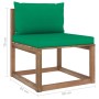 4-seater pallet sofa with impregnated pine wood cushions by vidaXL, Garden sets - Ref: Foro24-3067337, Price: 224,70 €, Disco...